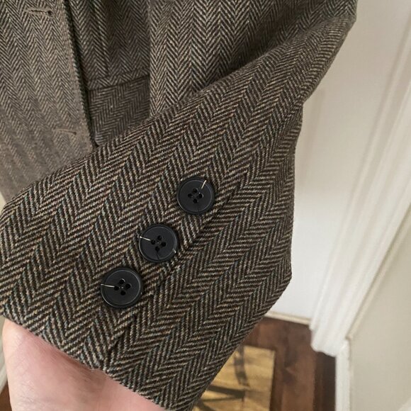 New Winter Single Breast notched collar long-sleeved Woolen Blazer Jacket Suit - Picture 6 of 7